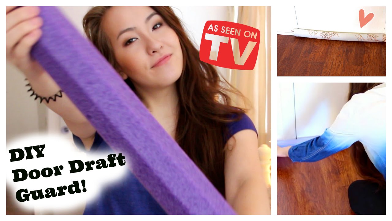 DIY Door Draft Guard out of Pool Noodle! (Like as Seen on TV)