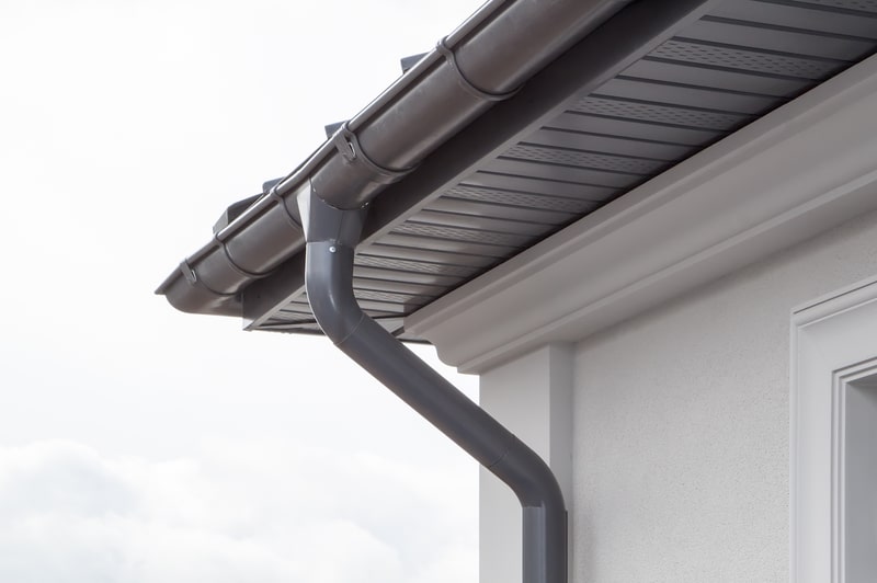 steel gutter installation