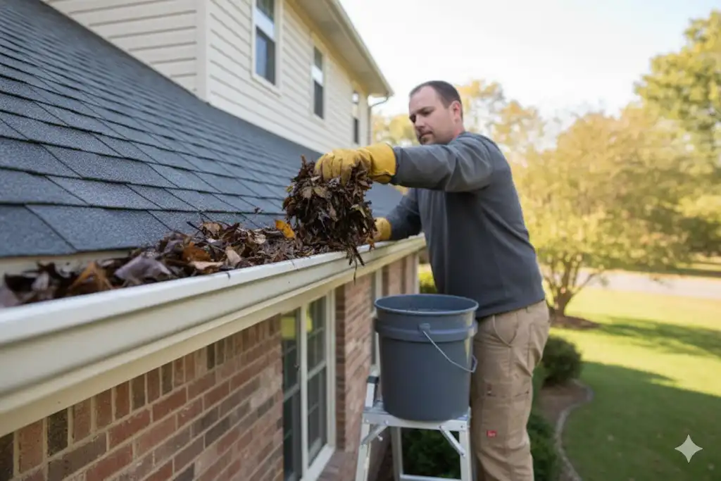 Gutter cleaning