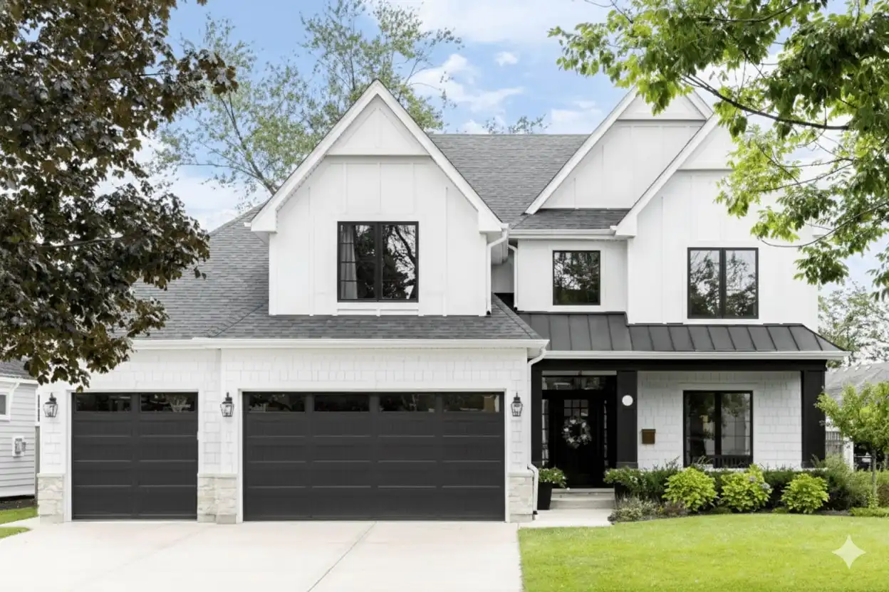 White Modern House in Madison