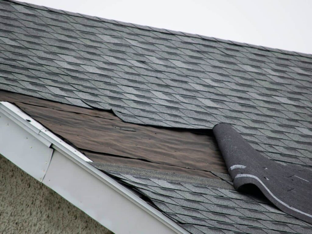 Damage, Loose or Missing Shingles