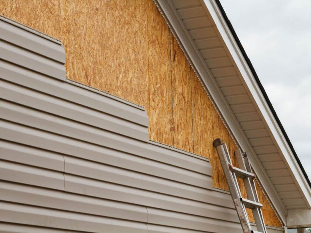 vinyl siding installation