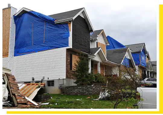 emergency siding tarp
